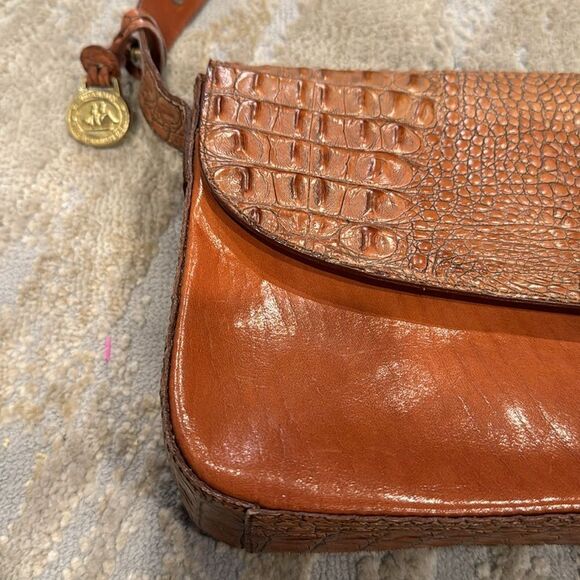 VTG Brahmin alligator skin light brown shoulder bag in amazing condition for age - Picture 3 of 16